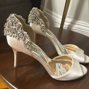 Badgley Mischka embellished heels
